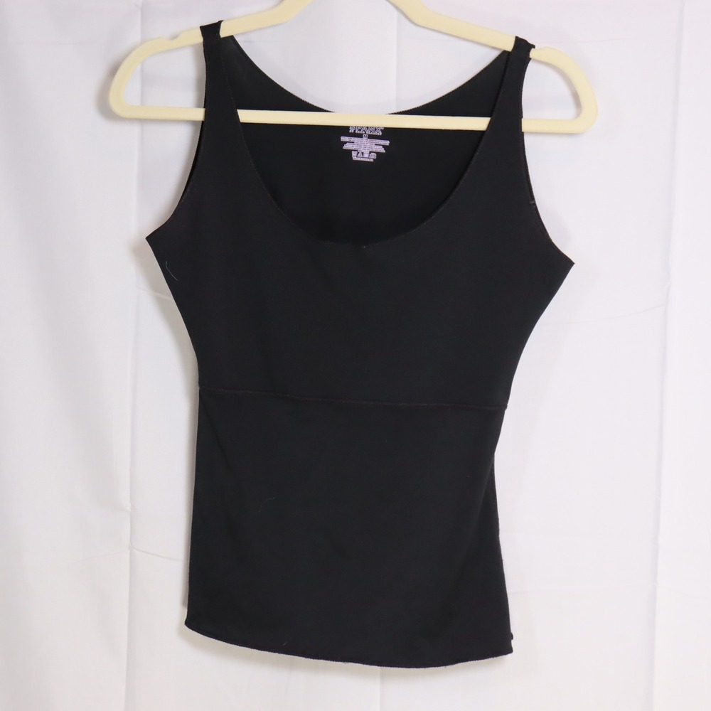 Spanx Shapewear Tank M Black‎ Womens Compression Slimming Camisole